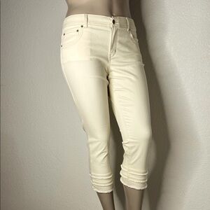 Women's Cream Jeans Ankle Cropped NWOT